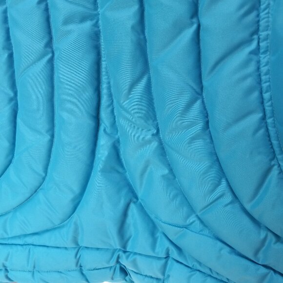 Vintage 80's Puffer Ski Jacket Turquoise HEAD Size S (T-377) - Picture 8 of 9